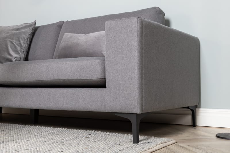 Bolero 3-sits Soffa - Grå - Products - Möbler - Soffa - 3 sits soffa