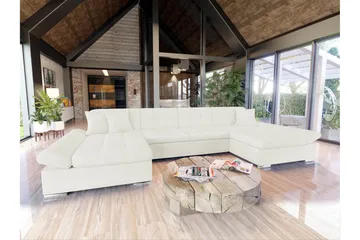 Dewitt Soffa Dubbeldivan 4-sits - Vit - Products - Möbler - Soffa - U-soffa