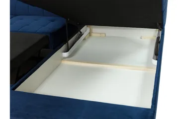 Amshyttan Soffa med Schäslong 3-sits - Svart - Products - Möbler - Soffa - Divansoffa & schäslongsoffa - 3 sits soffa med divan