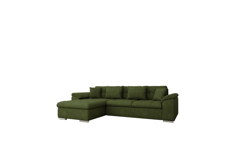 Camior Soffa med Divan 3-sits, Grön
