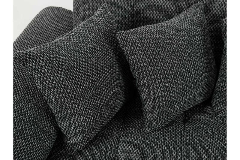 Dynir Soffa med Divan och Schäslong 4-sits - Svart/Grön - Products - Möbler - Soffa - Divansoffa & schäslongsoffa - 4 sits soffa med divan