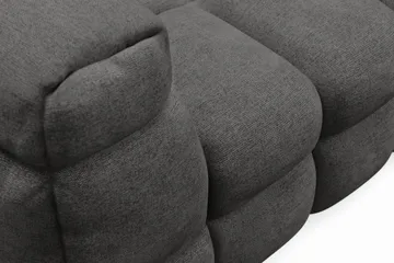 Elise 4-sits Bubblig Soffa med Divan Höger - Mörkgrå - Products - Möbler - Soffa - Divansoffa & schäslongsoffa - 4 sits soffa med divan
