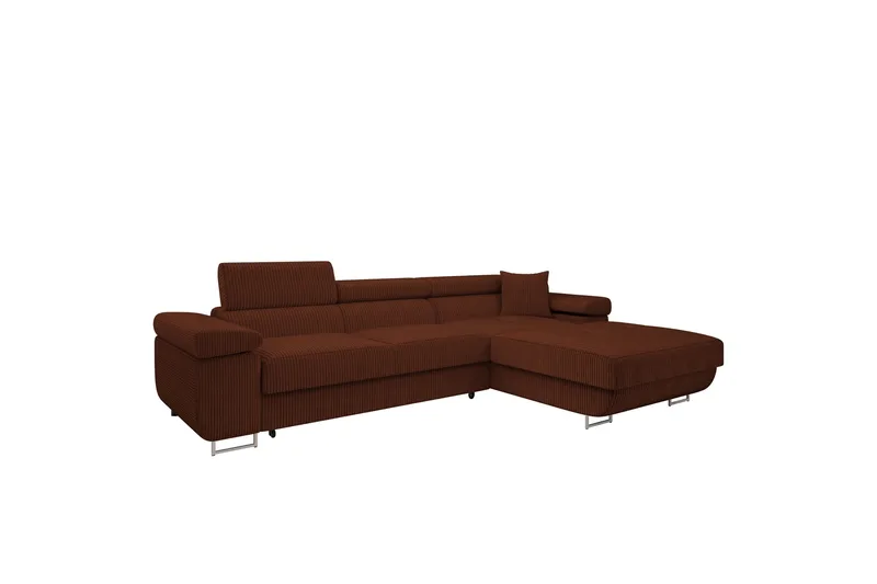 Gabina Soffa med Divan 3-sits, Brun
