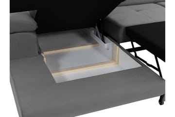 Gabina Soffa med Divan 3-sits - Grå - Products - Möbler - Soffa - Divansoffa & schäslongsoffa - 3 sits soffa med divan