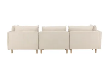 Zero Soffa m. Divan 3-sits - Beige - Products - Möbler - Soffa - Divansoffa & schäslongsoffa - 3 sits soffa med divan