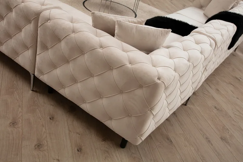 Beachport Hörnsoffa 6-sits - Beige - Products - Möbler - Soffa - Hörnsoffa