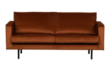 Lissbon 2,5-sits Sammetssoffa - Rost - Products - Möbler - Soffa - 2 sits soffa