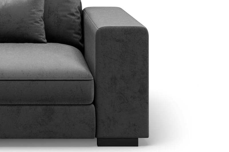 Dubai Armstöd Höger Sammet - Mörkgrå - Products - Möbler - Soffa - Modulsoffa - Övriga moduler till modulsoffa