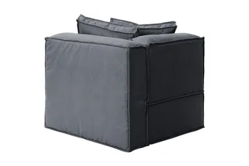 Oceanis Hörnmodul/armstödsmodul höger - Ljusgrå - Products - Möbler - Soffa - Modulsoffa - Hörnmodul