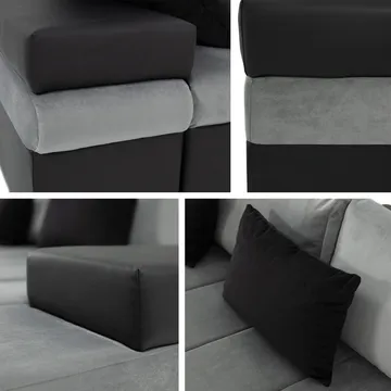 Naoma 4-sits Soffa med Divan Höger - Products - Möbler - Soffa - Hörnsoffa