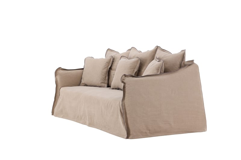 Oskarshamn Soffa 3-sits - Brun - Products - Möbler - Soffa - 3 sits soffa