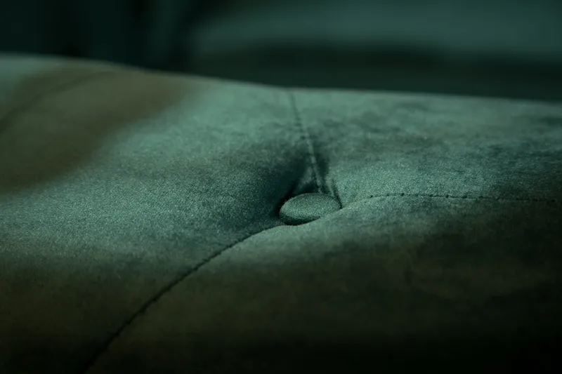 Chesterfield Lyx Soffgrupp 3+2 i Sammet - Mörkgrön / Grön - Products - Möbler - Soffa - Soffgrupp - Chesterfield soffgrupp