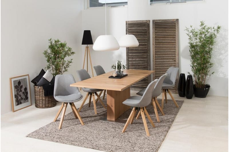 Andros Matstol & köksstol med träben - Grå - Products - Möbler - Fåtölj & stolar - Matstol & köksstol