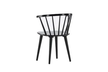 Bobby Karmstol - Svart - Products - Möbler - Fåtölj & stolar - Matstol & köksstol