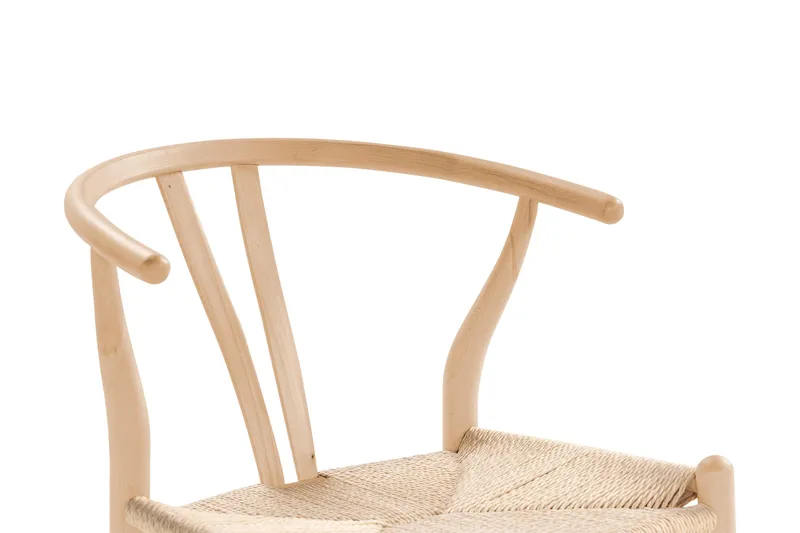 Dastoori Matstol med Armstöd - Vitlaserad / Ek / Trä / Natur - Products - Möbler - Fåtölj & stolar - Matstol & köksstol