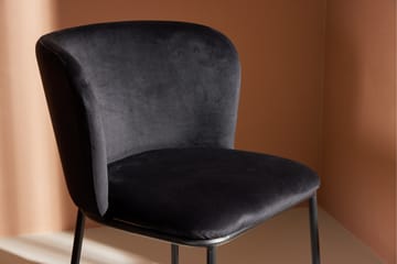 Edina Matstol - Svart - Products - Möbler - Fåtölj & stolar - Matstol & köksstol
