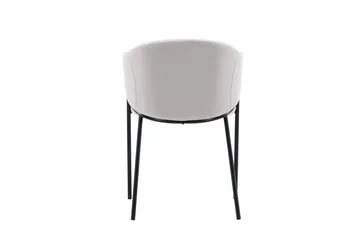 Evelina Karmstol - Grå - Products - Möbler - Fåtölj & stolar - Matstol & köksstol