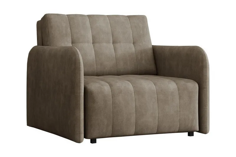 Denegal Bäddfåtölj Brown/Beige - Products - Möbler - Fåtölj & stolar - Fåtölj - Bäddfåtölj