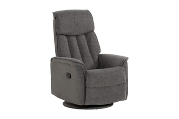 Umeå Fåtölj Snurr & Gung - Tyg Grå - Products - Möbler - Fåtölj & stolar - Fåtölj - Biofåtölj & reclinerfåtölj