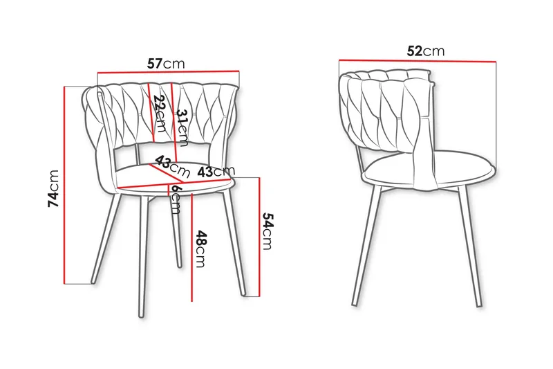 Garrick Karmstol - Grå - Products - Möbler - Fåtölj & stolar - Karmstol