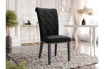 Garvin Matstol - Svart - Products - Möbler - Fåtölj & stolar - Matstol & köksstol