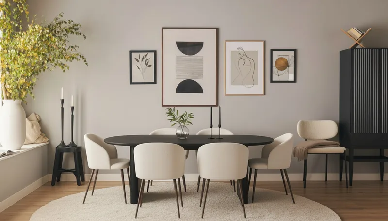 Greya Matstol med armstöd - Vit Bouclé / Metallben Valnöt - Products - Möbler - Fåtölj & stolar - Karmstol