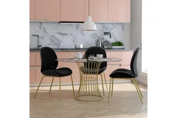 Kaiti Matstol - Svart - Products - Möbler - Fåtölj & stolar - Matstol & köksstol