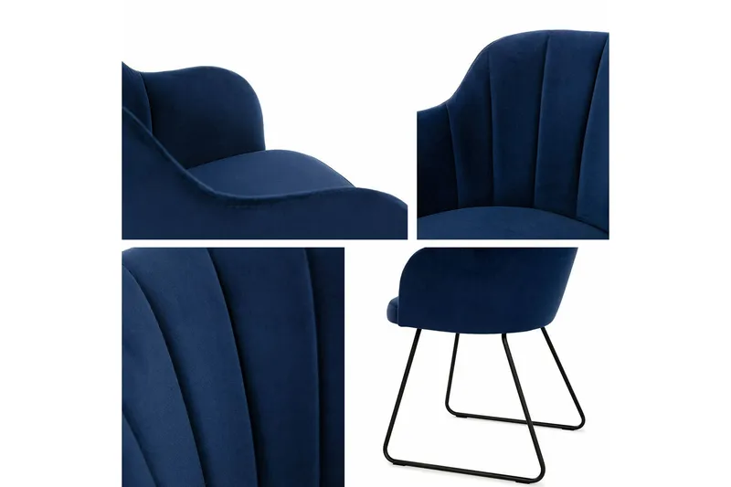 Kintore Matstol - Svart - Products - Möbler - Fåtölj & stolar - Karmstol