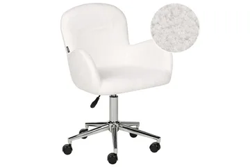 Kontorsstol Priddy Vit/Silver - Vit/Silver - Products - Möbler - Fåtölj & stolar - Kontorsstol & skrivbordsstol