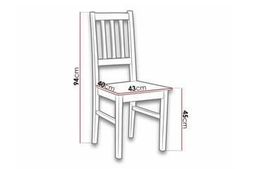 Lufti Matstol Black/Wood - Products - Möbler - Fåtölj & stolar - Matstol & köksstol