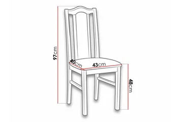 Lufti Matstol - Brun - Products - Möbler - Fåtölj & stolar - Matstol & köksstol