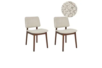 Matsalsstol Blane set om 2 Ljus Trä-Beige - Ljus Trä-Beige - Products - Möbler - Fåtölj & stolar - Matstol & köksstol