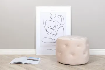 Benjamin Sittpuff - Beige - Products - Möbler - Fåtölj & stolar - Pall & puff - Sittpuff