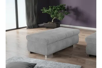 Cerys Fotpall 60 cm - Grå - Products - Möbler - Fåtölj & stolar - Pall & puff - Fotpallar