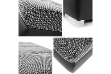 Cerys Fotpall 60 cm - Mörkgrå - Products - Möbler - Fåtölj & stolar - Pall & puff - Fotpallar