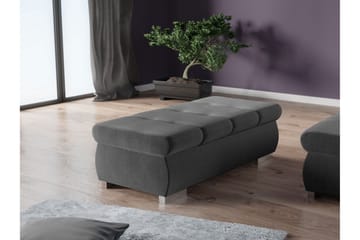 Cerys Fotpall 60 cm - Mörkgrå - Products - Möbler - Fåtölj & stolar - Pall & puff - Fotpallar