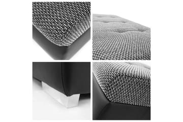 Cerys Fotpall 60 cm - Svart - Products - Möbler - Fåtölj & stolar - Pall & puff - Fotpallar