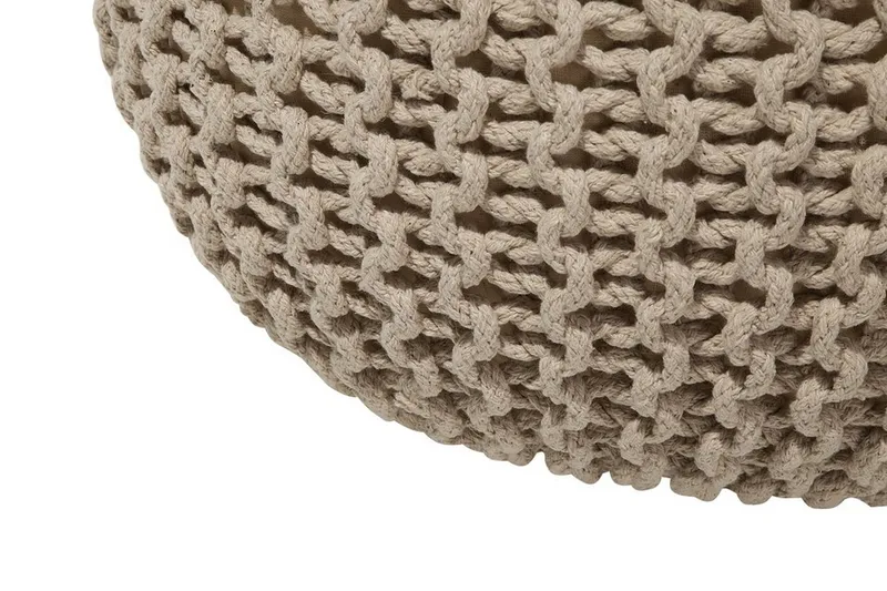 Conrad Sittpuff 40 cm - Beige - Products - Möbler - Fåtölj & stolar - Pall & puff - Sittpuff