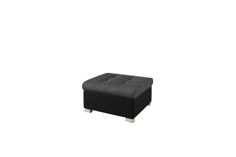 Dynir Fotpall 68 cm, Svart/Mörkgrå