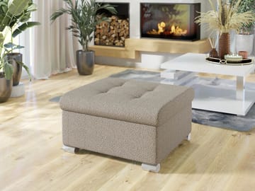 Dynir Fotpall 96 cm - Beige - Products - Möbler - Fåtölj & stolar - Pall & puff - Fotpallar