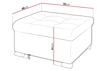 Dynir Sittpuff - Grå - Products - Möbler - Fåtölj & stolar - Pall & puff - Sittpuff