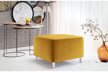 Eifion Sittpuff Gul - Products - Möbler - Fåtölj & stolar - Pall & puff - Sittpuff