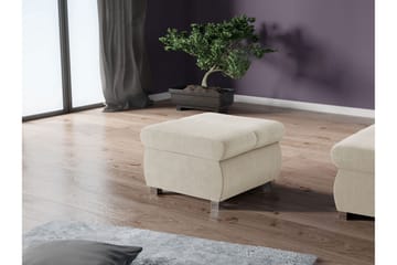 Gamal Fotpall 60 cm - Beige - Products - Möbler - Fåtölj & stolar - Pall & puff - Fotpallar