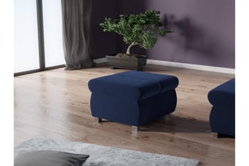 Gamal Fotpall 60 cm - Blå - Products - Möbler - Fåtölj & stolar - Pall & puff - Fotpallar