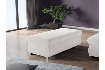 Gamal Fotpall 60 cm - Vit - Products - Möbler - Fåtölj & stolar - Pall & puff - Fotpallar