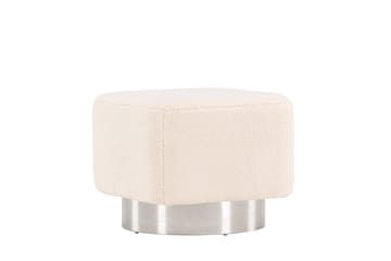 Newton Fotpall - Offwhite - Products - Möbler - Fåtölj & stolar - Pall & puff - Fotpallar