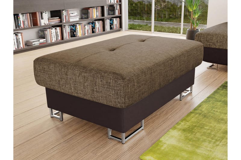 Reginia Fotpall 104 cm - Brun - Products - Möbler - Fåtölj & stolar - Pall & puff - Fotpallar