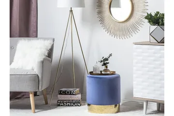 Sophia Sittpuff 39 cm - Blå - Products - Möbler - Fåtölj & stolar - Pall & puff - Sittpuff