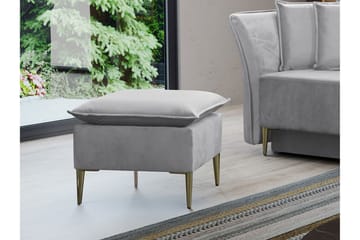 Staffin Fotpall 50 cm Ljusgrå - Products - Möbler - Fåtölj & stolar - Pall & puff - Fotpallar