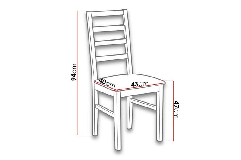 Patrickswell Matstol - Brun - Products - Möbler - Fåtölj & stolar - Matstol & köksstol